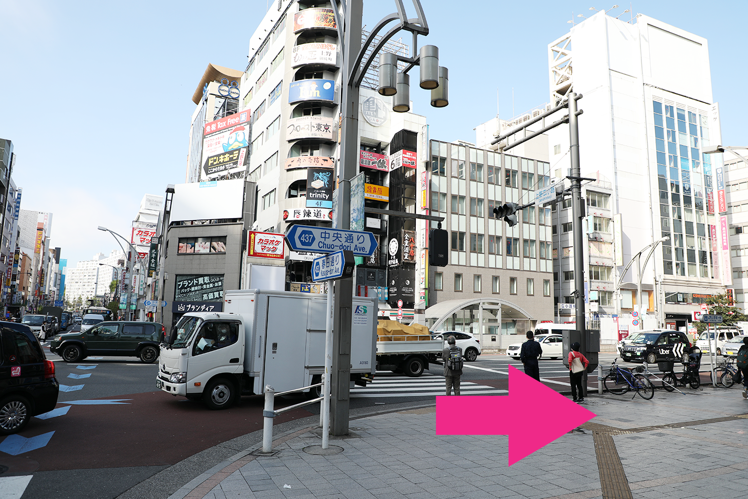 ぐんぐん直進。